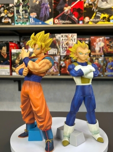 Cặp Goku SSJ & Vegeta SSJ set Memories -MASTERLISE -Ichiban Kuji