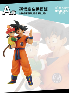 Goku bế Gohan -MASTERLISE PLUS -Ichiban Kuji Giải A
